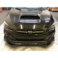 thumbnail image 5 of Xotic Tech for Subaru WRX STI 2018 2019 2020 Front Center Grille Pinstripe Vinyl Sticker Fluorescent Yellow, Pre-cut Front Hood Panel Decal Molding Trim, 5 of 9