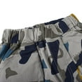 thumbnail image 3 of Children's Casual Camouflage Shorts, Boys Cargo Shorts, Summer Classic Fit Elastic Waist Beach Sport Shorts with Pockets for Kids, 3 of 6