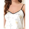 thumbnail image 4 of Unique Bargains Womens Nightwear Tops with Shorts Loungewear Floral Pajama Sleepwear Sets, 4 of 5