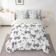 thumbnail image 2 of Homewish Cute Bow Twin Bedding Sets 7-Piece for Preppy Children Kids,Kawaii Bow-Tie Bedding Comforter Set Microfiber,Dreamy Princess Breathable Sheet Sets,Luxury Bedroom Decor,Reversible, 2 of 8