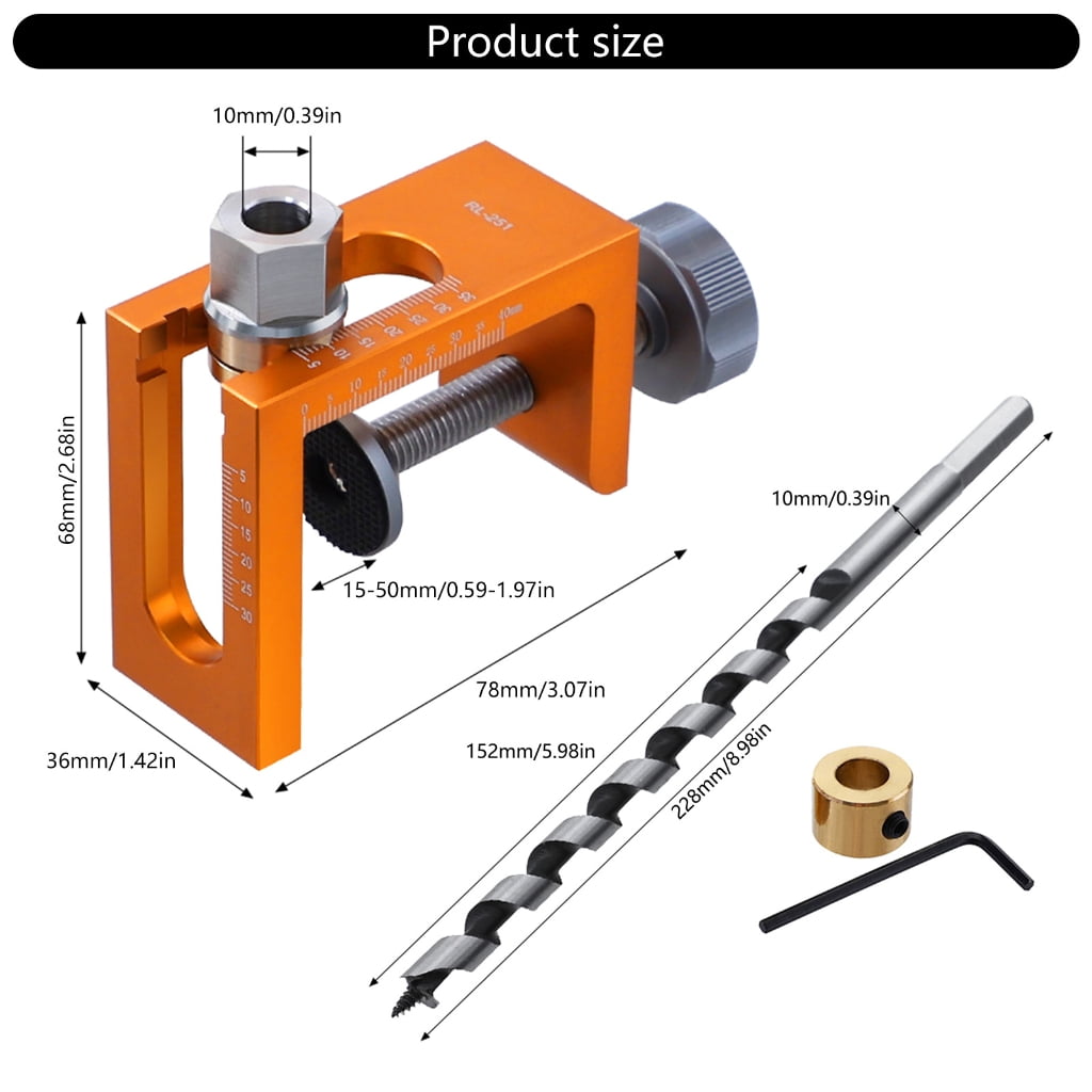 Cabinet Drilling Jigs With Upgraded Rotations Rod For Accurate Vertical Boring And Concealed Shelf Installation