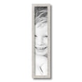 thumbnail image 2 of ArtToFrames 4" x 19" Bright Silver Picture Frame, 4x19 inch Silver Wood Poster Frame (WOM-4752), 2 of 8