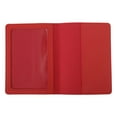 thumbnail image 2 of Unique Bargains 1 Pc Passport Holder Gold-stamped Airplane Pattern Passport Sleeve Red, 2 of 5