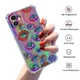 thumbnail image 2 of Trippy Eyes Case for iPhone 12,Aesthetic Art Design Pattern Soft Full TPU Bumper Cover, 2 of 5