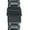 Black, variant on Bandini 20mm Stainless Steel Fitted Curved End Metal Watch Band for Men, 3 Link Watch Strap Oyster Bracelet, Double Foldover Lock Deployment Clasp - Silver 20 mm Watch Band