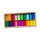 thumbnail image 5 of Juego de bloques de construcción arcoíris apilables, aspecto transparente, juguetes Montessori A, 5 of 9