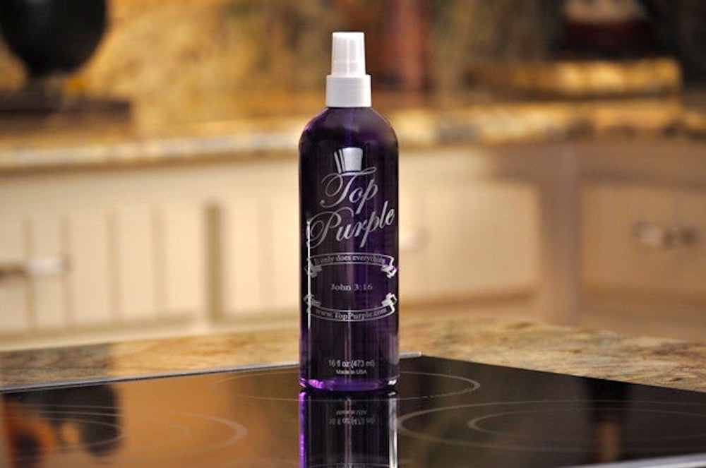 Top Purple Jewelry Cleaner and More 16 oz. Spray Bottle
