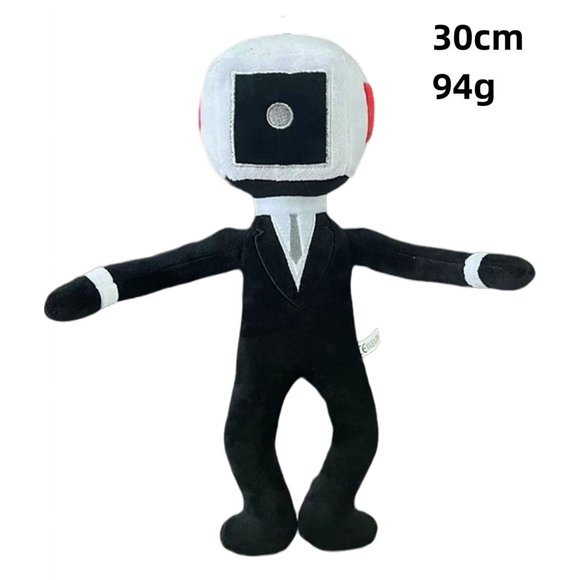 Cd-Adventure Spoof Plush Toy Black And White Monitor 30cm, Pillows, Children'S Toys, Christmas Gift