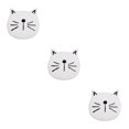 thumbnail image 1 of Wosthever Alfombra de baño de gato divertido para absorber agua sin derramar delicada alfombra de baño absorbente de poliéster blanco 60*60CM Type1 NO1, 1 of 6