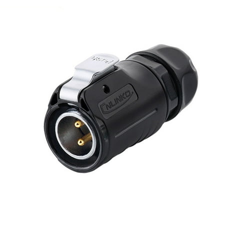 

LP20 IP67 2/3/4/5pin Waterproof Connector Panel Mount Power Cord Plug Socket