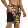 thumbnail image 2 of Balery Cute Pigs Sunflower Mens Swim Trunks Swim Shorts for Men Quick Dry Inseam Beach Shorts with Compression Liner Pocket-X-Large, 2 of 9