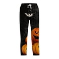 thumbnail image 2 of Satingcolo Funny Halloween Men's Pajama Pants, Halloween Pajama Bottoms for Men,Comfortable Soft Sleepwear Lounge Pant Sleep Pjs Bottoms, 2 of 6