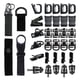 thumbnail image 2 of Clips de equipo táctico de 34 piezas, accesorios , correa de cuerda elástica, equipo de campamento, clips D de rotación 360 para DYNWAVEMX Adjunto Molle, 2 of 7