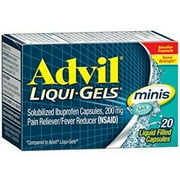 Advil Liqui-Gels Minis Pain Reliever 20 ea (Pack of 6)