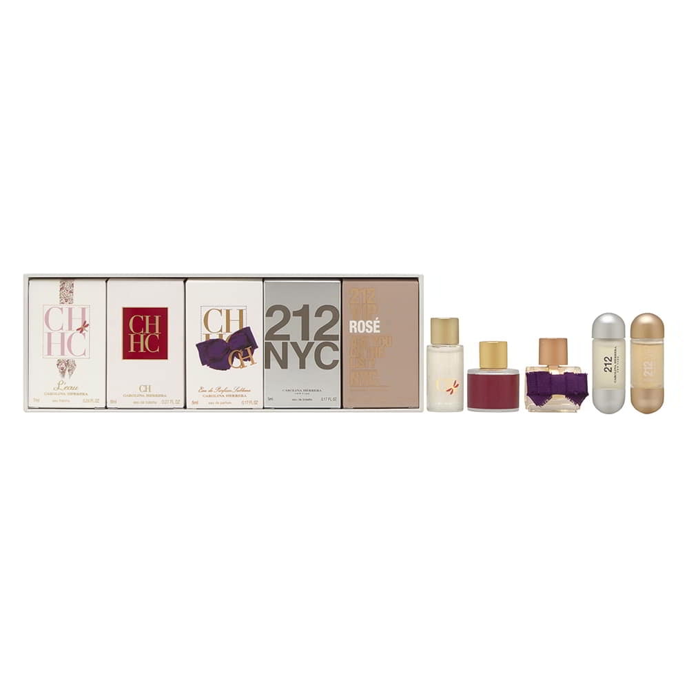 Carolina Herrera Variety Miniature Collection for Women 5 Piece Set