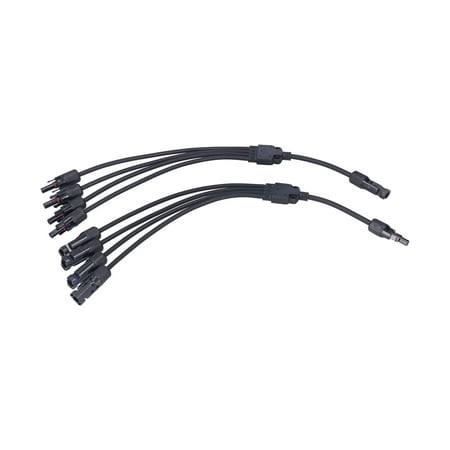 

YLSHRF Y Branch Connector Solar PV Connector Solar Panel Connector 4 Branch Y Type Parallel Connector Solar Panel Extension Cable PV Wire Adapter