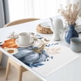 thumbnail image 3 of Thanksgiving Pumpkins Placemats Set of 8 Fall Leaves Flowers Heat Insulated Linen Place Mats, Washable Stain-Proof Table Mats for Dining Tables Holiday Decor 13x19inch, 3 of 9