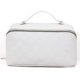 thumbnail image 1 of Bolsa de cosméticos con diseño de tablero de ajedrez, bolsa de almacenamiento impermeable de gran capacidad, hecha de cuero PU, 1 of 5