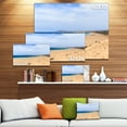 thumbnail image 3 of Sea and Clouds in Blue Sky - Seashore Canvas Art Print, 3 of 4
