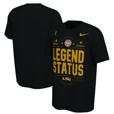 LSU Tigers Nike College Football Playoff 2019 National Champions Locker Room T-Shirt -