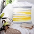 thumbnail image 4 of Yellow Grey Throw Pillow Covers, Soft Pillowcases with Invisible Zipper, Vintage Farmhouse Abstract Oil Painting Decorative Square Pillow Cushion Covers for Living Room Couch Sofa Bed 24x24 Inches, 4 of 8