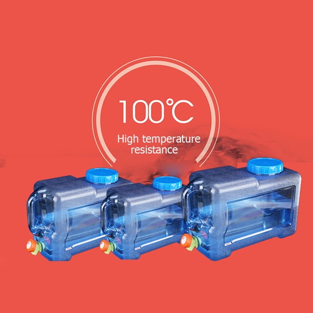 Contenedor de tanque portátil de agua al aire libre 12L con grifo Likrtyny Para Estrenar