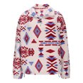 thumbnail image 4 of Ayfxijin Fleece Jacket Women Winter Long-sleeved Turtleneck Jacket, 4 of 6