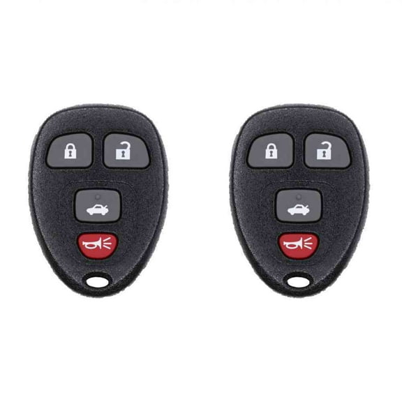 Eye4Techs Car Key Fob Keyless Entry Remote for 2010 Buick Lucerne FCC OUC60270 OUC60221 Part Number 15912859 20935330 10337866 15859329 20833561 22952177 Pack of 2
