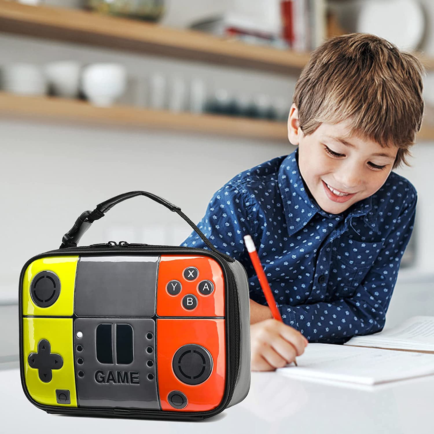 TILYTADLY Boys Lunch Box，Gamer Lunch Bag for Boys, Insulated Video Game  Lunch Boxes for Boy Girls, R…See more TILYTADLY Boys Lunch Box，Gamer Lunch  Bag