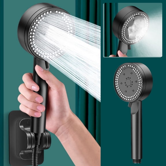 8 Mode High Flow Shower Head Boosting Water Pressure Bath Sprinkler, Comfortable Household Bathroom Shower Nozzle for Daily Bathing, Multi Setting Water Saving Pressurized Shower Spray Head Gift