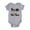 Grey, variant on MuXiKeJi My First Year Clothes Baby Outfits Letter Print Romper Jumpsuit Set