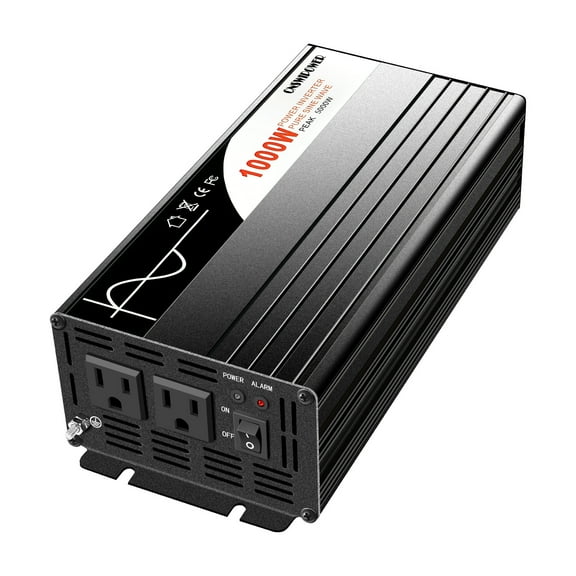 CNSWIPOWER Pure Sine Wave power Inverter 1000W DC 12V to AC 120V