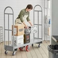 thumbnail image 2 of Glownary U-Boat Utility Cart, 16W x 60L inches, 2000 lb Capacity, Steel Platform, Silver, 2 of 5