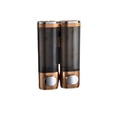 thumbnail image 1 of Matsuzay Dispensador de fluidos de 300ML, contenedor de Gel de rellenable, botella de prensa para colgar en la pared, reutilizable para el hogar, Juegos de accesorios de baño Oro  2PCS Matsuzay HA071891-01, 1 of 6