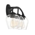 thumbnail image 5 of Trade Winds Hannah 3-Light Bathroom Vanity Light in Matte Black, 5 of 5