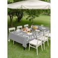 thumbnail image 3 of Sunflowers Outdoor Tablecloth - 60x102 Inch Rectangle Dining Table Cover, Spring Summer Bees Yellow Floral Grey Waterproof Outdoor Table Cloth with Umbrella Hole & Zipper for Picnic/Patio/Party, 3 of 7