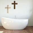 thumbnail image 3 of Ekena Millwork 12"W x 16"H x 3/4"D Vintage Farmhouse Cross, Barnwood Decor Collection, Reclaimed Grey, 3 of 11