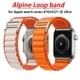 thumbnail image 2 of Alpine Loop Nylon Sport Strap for Apple watch band Ultra 49mm 45mm 41mm 44mm 40mm bracelet correa iwatch series 8 7 SE 6 5 4 338mm 40mm 41mm Gong Bohan LED, 2 of 2
