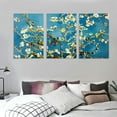 thumbnail image 3 of Nawypu Giclee Canvas Prints Wall Art for Wall Decor by Van Gogh Paintings Modern One Piece Stretched and Framed Abstract Flowers Artwork Home Office 12''x16''X3, 3 of 4