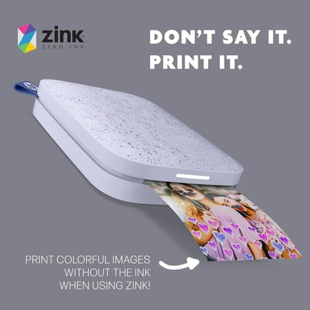HP - Sprocket  2" x 3" Premium Sticky-Backed Zink Photo Paper - 20 Pack