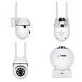 thumbnail image 4 of Cámaras de seguridad para exteriores, cámaras WiFi de 2,4 GHz para seguridad del hogar, cámaras de vigilancia domo 1080P con visión de 360°, cámara de seguridad con detección de movimiento y vigilanci, 4 of 9