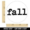 thumbnail image 2 of Fall Fun Text Self-Inking Rubber Stamp Ink Stamper - Red Ink - Small 3/4 Inch, 2 of 7