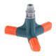 thumbnail image 4 of Rociador De Césped Riego Boquilla Jardines Enfriamiento De Techos Tamaño Ergonómico Indumentaria De Seguridad Baoblaze Aspersor de agua de 360 ​​grados, 4 of 7