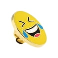 thumbnail image 2 of PinMart's Crying Laughing Hysterical LMAO Face Enamel Lapel Pin, 2 of 3