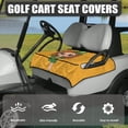 thumbnail image 3 of Whosucclay Leprechaun Clover Hat Anti-Wear Golf Cart Seat Cover Anti-Slip for EZGO Club Car Yamaha Icon, Elastic Golf Cart Seat Protector, 3 of 7