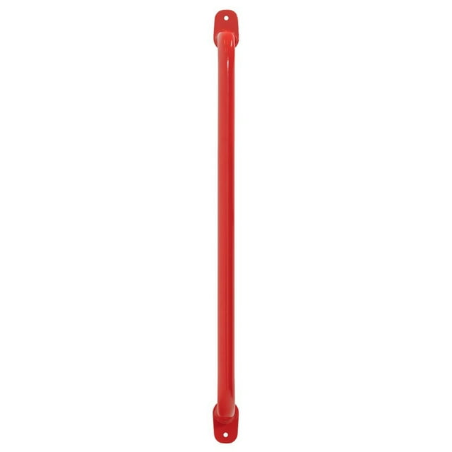 Weather Guard Interior Grab Bar 9895-7-01 Powder Coated; Red; Steel; 26.2 Inches; Rear Door D-Pillar; Single; With Mounting Hardware