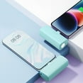 thumbnail image 1 of Portable Flashlight And Charger For Type-C Phones, Fast Charging 3000mAh Foot Volume Small Portable Charger Power Bank, 1 of 8
