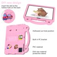 thumbnail image 4 of Dteck for Onn 10.1 inch Tablet Case (2024 Model) 100135925, with 14 Dolls DIY Figures Handle Stand, Kids EVA Shockproof Cover for Walmart Onn 10.1" Tablet 2024,Pink, 4 of 9