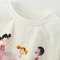 thumbnail image 4 of Ruiwill Girl Outfit Set Outfits 2 Piece Set Winter Fall Long Sleeve Top With Pants Cartoon Ballet Print Toddler Kids Comfortable Casual Playwear Crew Neck Girl Clothes Size 18-24 Months, 4 of 9