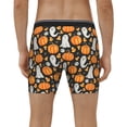 thumbnail image 2 of Men's Boxer Briefs, cute ghost halloween Soft and Breathable Mens Underwear Boxer Briefs With Widen Waist, 2 of 5